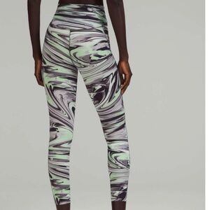 Lululemon Base Pace High-Rise Running Tight 25" Paint Glide Warp Multi 6